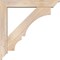 Ekena Millwork Balboa Traditional Smooth Bracket w/ Offset Brace, Douglas Fir, 5 1/2"W x 30"D x 30"H BKT0604X30X30BOA01SDF - alternate 2